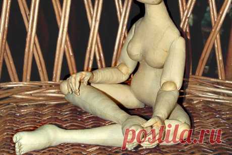 Как сделать текстильную куклу на шарнирах | all Dolls