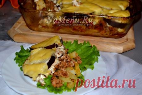 Мусака, рецепт классический с картошкой и баклажанами