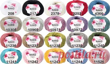Пряжа FIORE NAKO 25% лен, 35% хлопок Гиза, 40% бамбуковое волокно, 150 м, 50 г - купить по выгодной цене - интернет-магазин Кудель