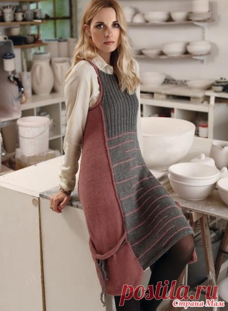 . теплый сарафан - Вязание спицами - Страна Мам