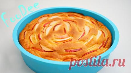 Шарлотка с Яблоками. Самый вкусный и простой рецепт — Кулинарная книга - рецепты с фото