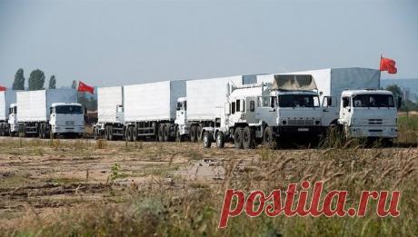 Новости Украины: На украинской границе застрял конвой гуманитарной помощи, сообщает: