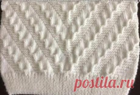 Оригинальный рельефный узор спицами. Конкурс для активных комментаторов в разгаре! Детали конкурса читайте тут Новая рубрика "Наши интервью" - истории о нас! Стань ее героем прямо сейчас. Детали в Посте Готовимся ко дню мастера!