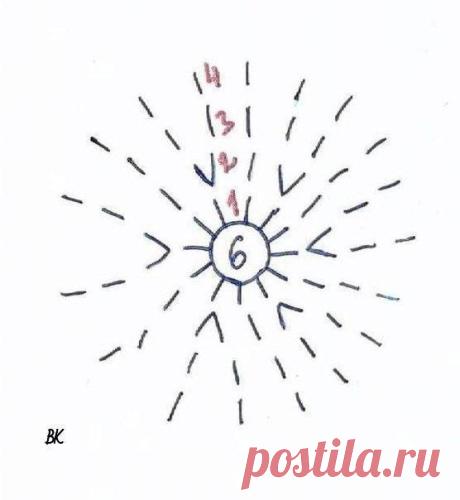 Красивый цветок. Мастер-класс.