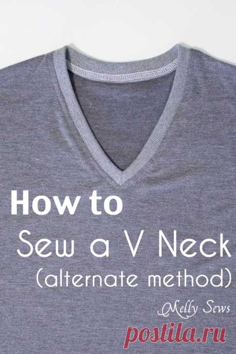 How to Sew a V Neck - Alternate Method - Melly Sews Hey y’all, today we’re revisiting one of my most viewed posts and most downloaded patterns – the Men’s V Neck Tshirt. The V Neck is one of the options on my free Men’s T-shirt pattern, which is what I used to sew this one for the Coach. I’ve done a whole post on the overlapped Read the Rest...