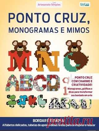 Artesanato Simples Ed.63 Ponto Cruz, Monogramas e Mimos