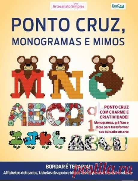 Artesanato Simples Ed.63 Ponto Cruz, Monogramas e Mimos