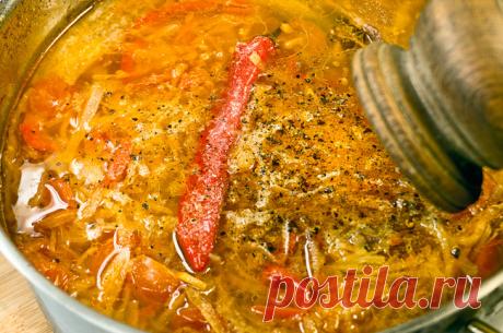 Ленивые щи из кислой капусты и репы — Живой Журнал