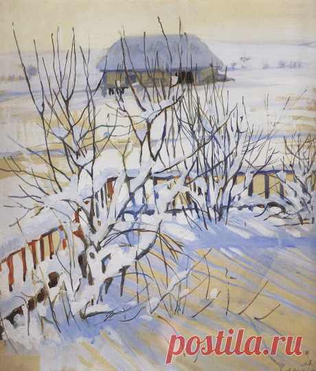 Серебрякова Зинаида Евгеньевна (1884-1967)
«Зимний пейзаж», 1910 г.