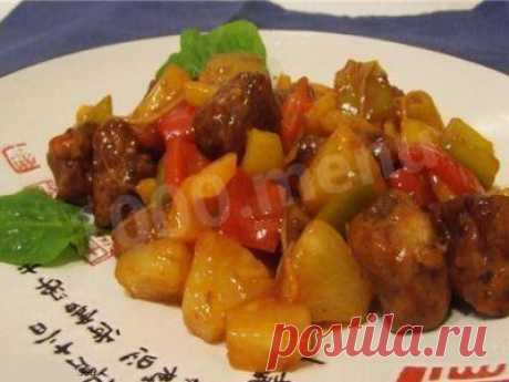 Свинина в кисло-сладком соусе с ананасами рецепт с фото пошагово - 1000.menu