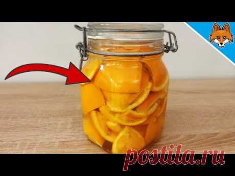 🍊 Вы НИКОГДА не выбрасываете апельсиновые корки снова после просмотра этого 💥