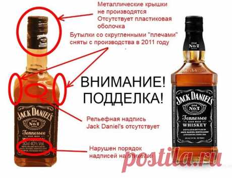 КАК ОТЛИЧИТЬ НАСТОЯЩИЙ АЛКОГОЛЬ ОТ ПОДДЕЛКИ.
