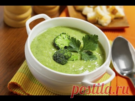 Простой и быстрый  крем- суп из брокколи. Соус Бешамель.broccoli soup. bechamel
