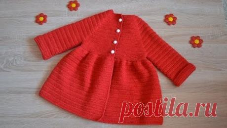 "Детское пальто крючком" (Children's coat hook)