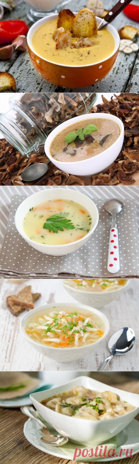 ТОП-5 вкусных рецептов супа.