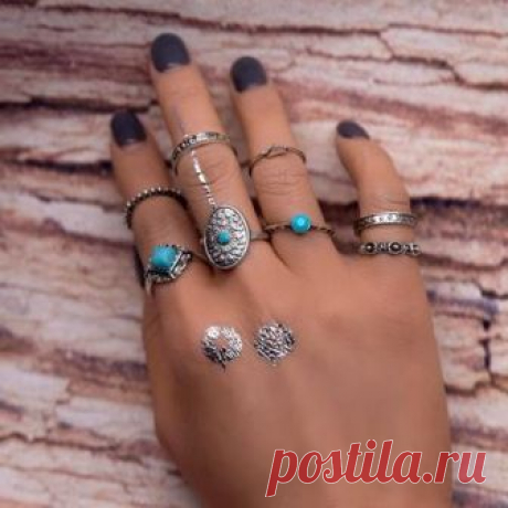 Stacking Boho Rings Set, Stylish Old Classical Bohemia Gemstone  8 pcs Ring for Women, Stacking Rings 8pcs Stylish Old Classical Bohemia Gemstone Ring for Women.  This set of rings is designed in a hyperbolic and old classical shape. Make your life full of joy and happiness. Gender: For Women Package weight: 0.021 kg Package size (L x W x H): 10.00 x 10.00 x 1.00 cm / 3.94 x 3.94 x