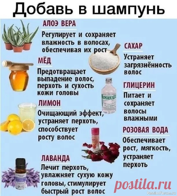 Секреты красоты. Добавь в шампунь: