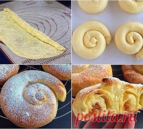 Испанские булочки "Ensaimadas"
