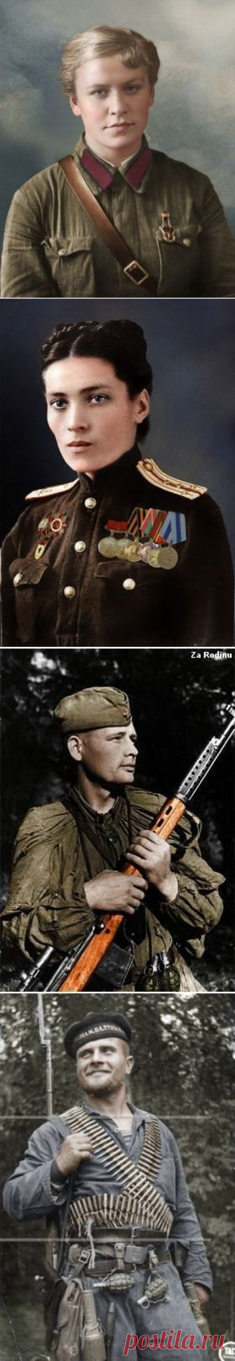 Униформа Великой Отечественной в цвете / Назад в СССР / Back in USSR