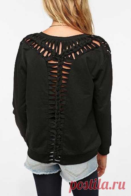 Спинки свитера (подборка) Модная одежда и дизайн интерьера своими руками