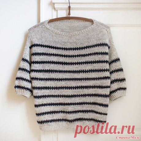 Футболка NICE со смещенной вперед линией плеча от Ventzel Knit
