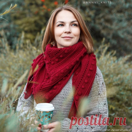 ШАЛЬ-БАКТУС ОТ ANNVI_KNITS