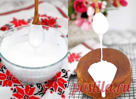 Глазурь для кулича