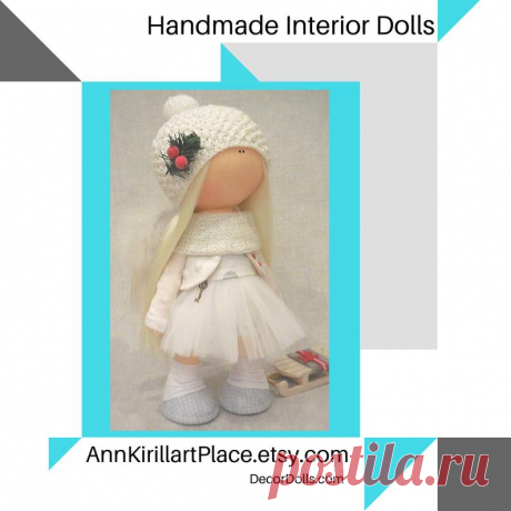 Angel Art Doll Handmade Cloth Doll Interior Decor Doll | Etsy