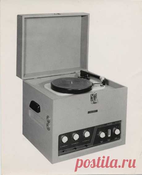 Portable gramophone Tannoy from the vintage Tannoy archives