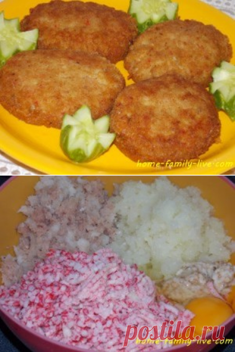 Рыбные котлеты - Кулинарные рецептыКулинарные рецепты