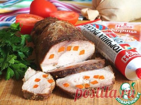 Мясо для бутербродов в горчично-коричном маринаде - кулинарный рецепт