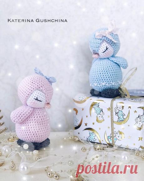 Вязаный пингвин амигуруми крючком | AmiguRoom