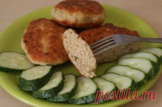 Рецепт Котлеты из куриного фарша с манной крупой пошаговый с фотографиями
