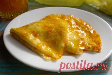 Тонкие блинчики на молоке и сливках Три стакана | Кухонный Сумбур Пульс Mail.ru