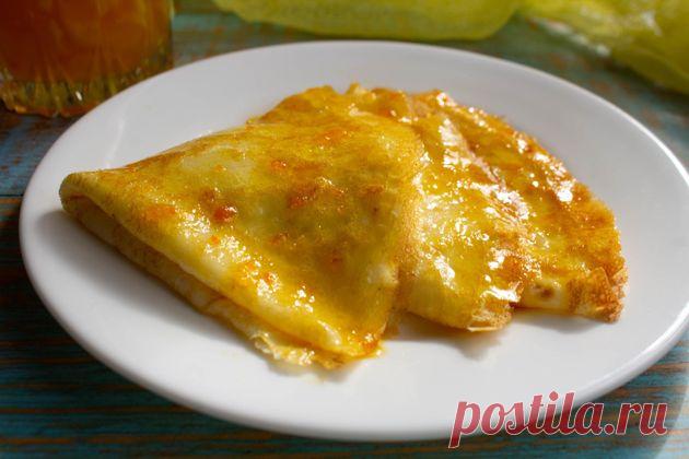 Тонкие блинчики на молоке и сливках Три стакана | Кухонный Сумбур Пульс Mail.ru