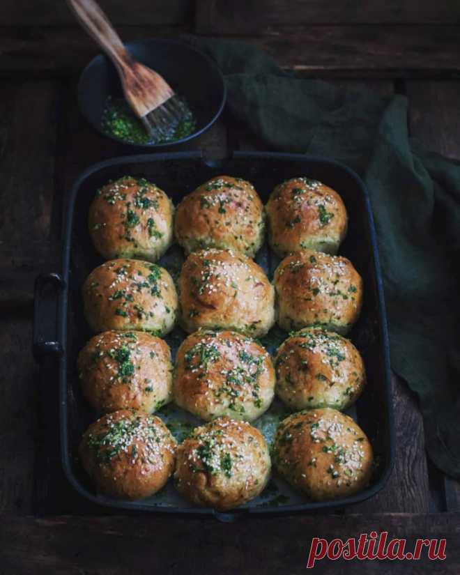 Пампушки с сыром, чесноком и картофелем - пошаговый рецепт с фото