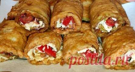 Исчезают на раз: не успеваю подавать на стол. Кабачковые рулеты с начинкой из сыра и зелени