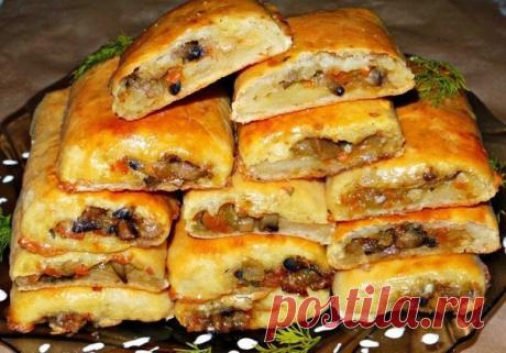 Картофельные рулетики с грибами — Sloosh – кулинарные рецепты