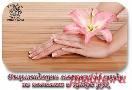 Рекомендации мастера по уходу за ногтями и кожей рук - Экологическое землетворчество | Экологическое землетворчество
