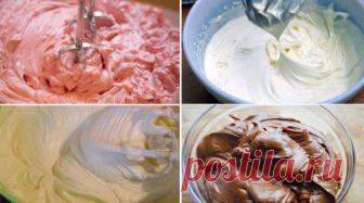 8 самых простых кремов для тортов. Сохраните, точно пригодятся