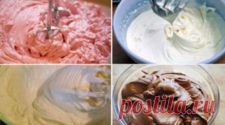 8 самых простых кремов для тортов. Сохраните, точно пригодятся