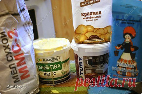 Улучшенный рецепт массы папье-маше от Татьяны Бушмановой.