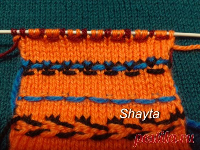 Узоры спицами к мужскому жакету Shayta. Мастер-класс.