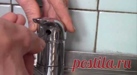 Течет смеситель – устраняем проблему