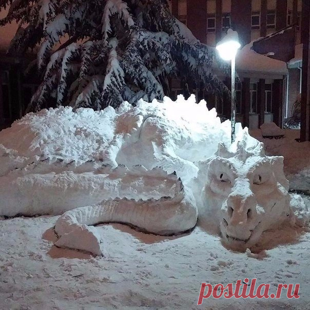 Снежное творение