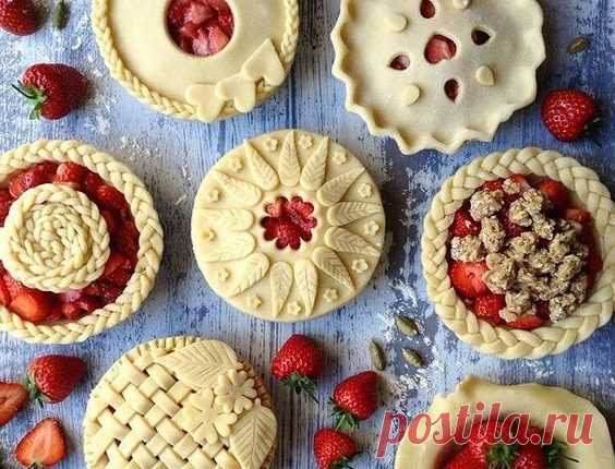 Как украсить пирог: 7 простых способов 🚩 Кулинарные рецепты