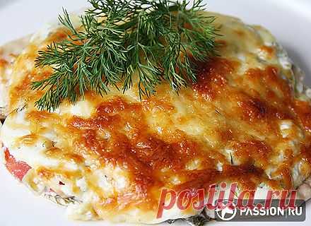 Куриная отбивная под сырной корочкой | passion.ru