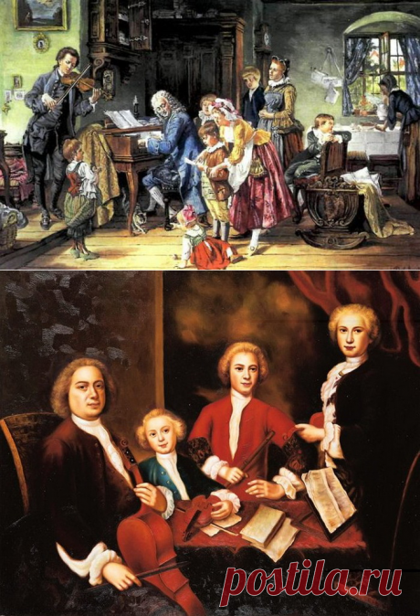 (+3) Иоганн Себастьян Бах - гениальный музыкант и отец 20 детей!