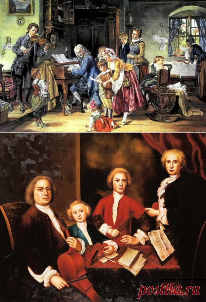 (+3) Иоганн Себастьян Бах - гениальный музыкант и отец 20 детей!