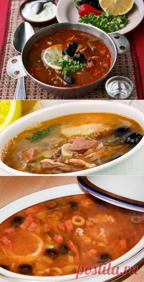 6 рецептов мясных солянок